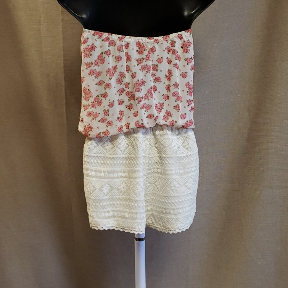 Papaya strapless romper - Picture 2 of 6